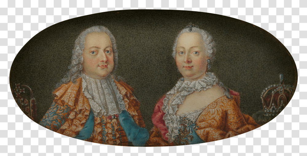 The Emperor Francis I And Empress Maria Theresa Vintage Clothing Transparent Png