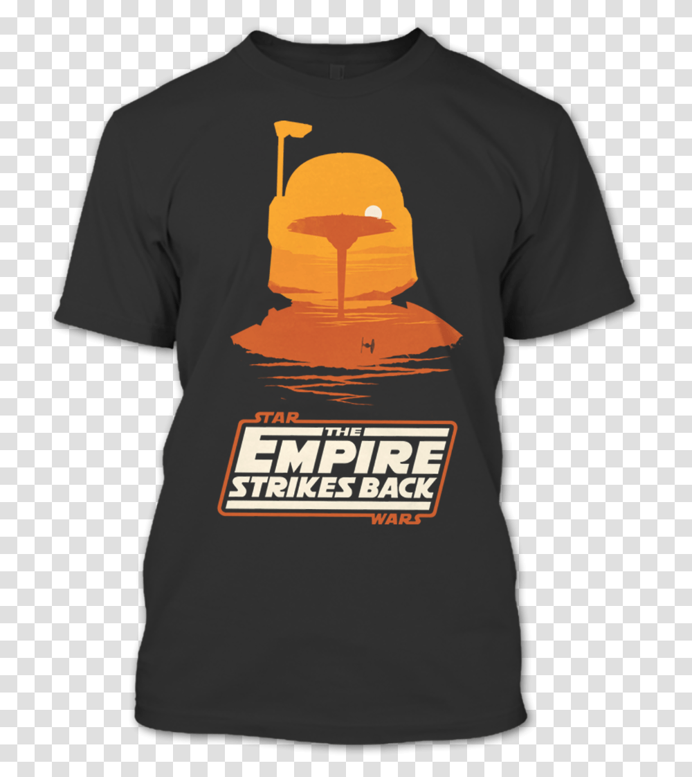 The Empire Strikes Back Boba Fett Star Wars Force Awakens T Shirt Wars The Empire Strikes Back, Clothing, Apparel Transparent Png