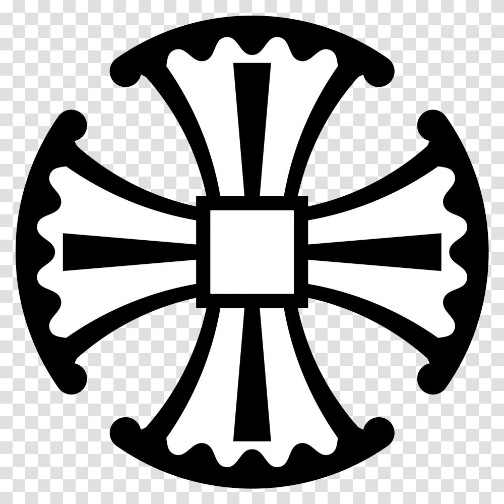 The Episcopal Cross Clipart Jpg Anglican Canterbury Cross Logo, Stencil, Axe, Tool Transparent Png