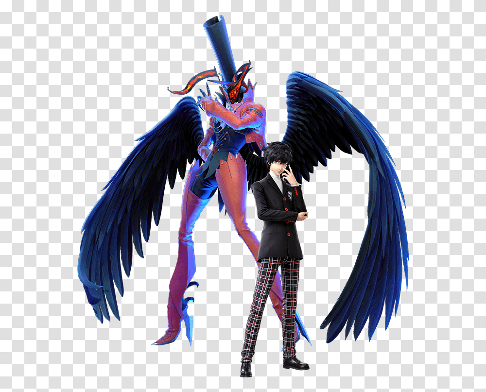 The Episodes And Movie Yveltal And More Joker And Arsene Smash, Person, Human, Costume Transparent Png