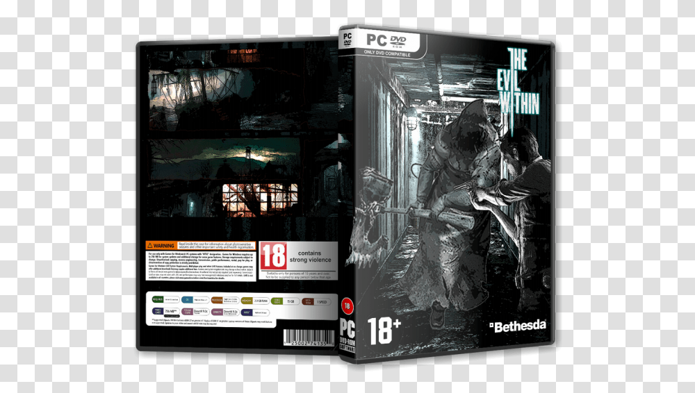 The Evil Within Box Art Cover, Person, Poster, Advertisement Transparent Png