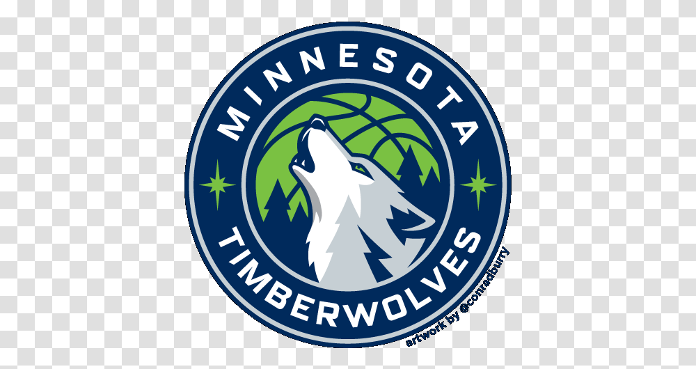 The Evolution Of Nba Logos Minnesota Timberwolves Moving Logos, Symbol, Trademark, Emblem, Badge Transparent Png