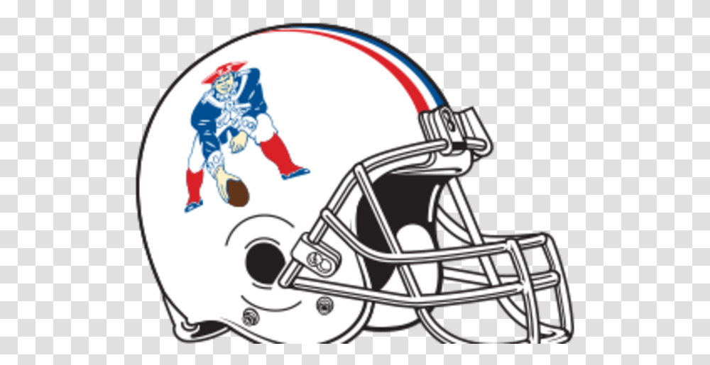 The Evolution Of Patriots Logo And Oakland Raiders Logo Helmet, Clothing, Person, People, Football Transparent Png
