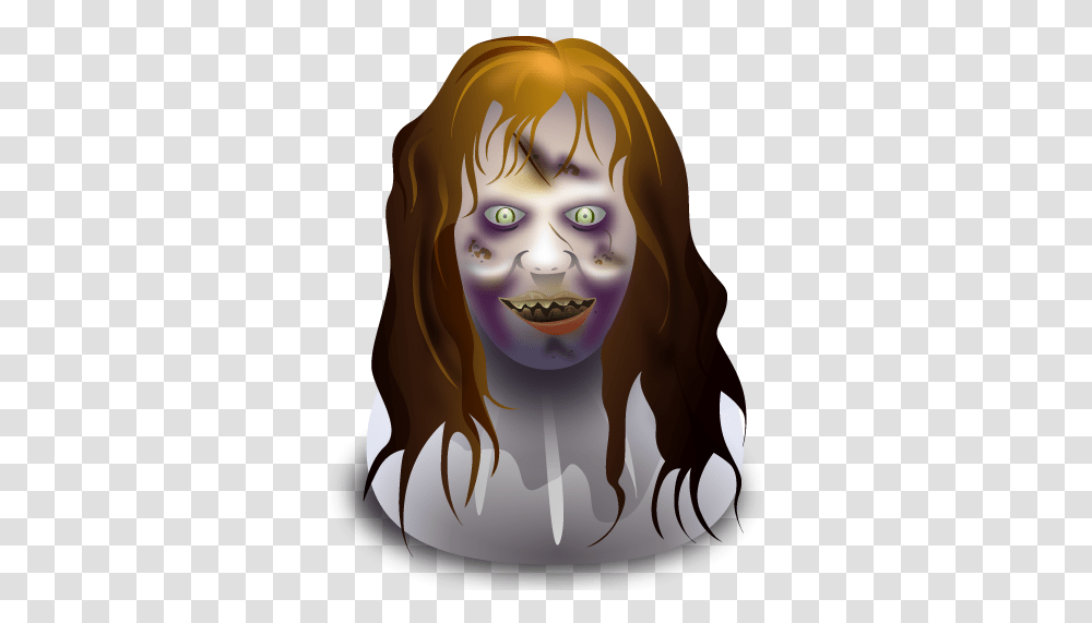 The Exorcist Icon Halloween Icons So 1068588 Emoticon Exorcist, Face, Person, Head, Teeth Transparent Png