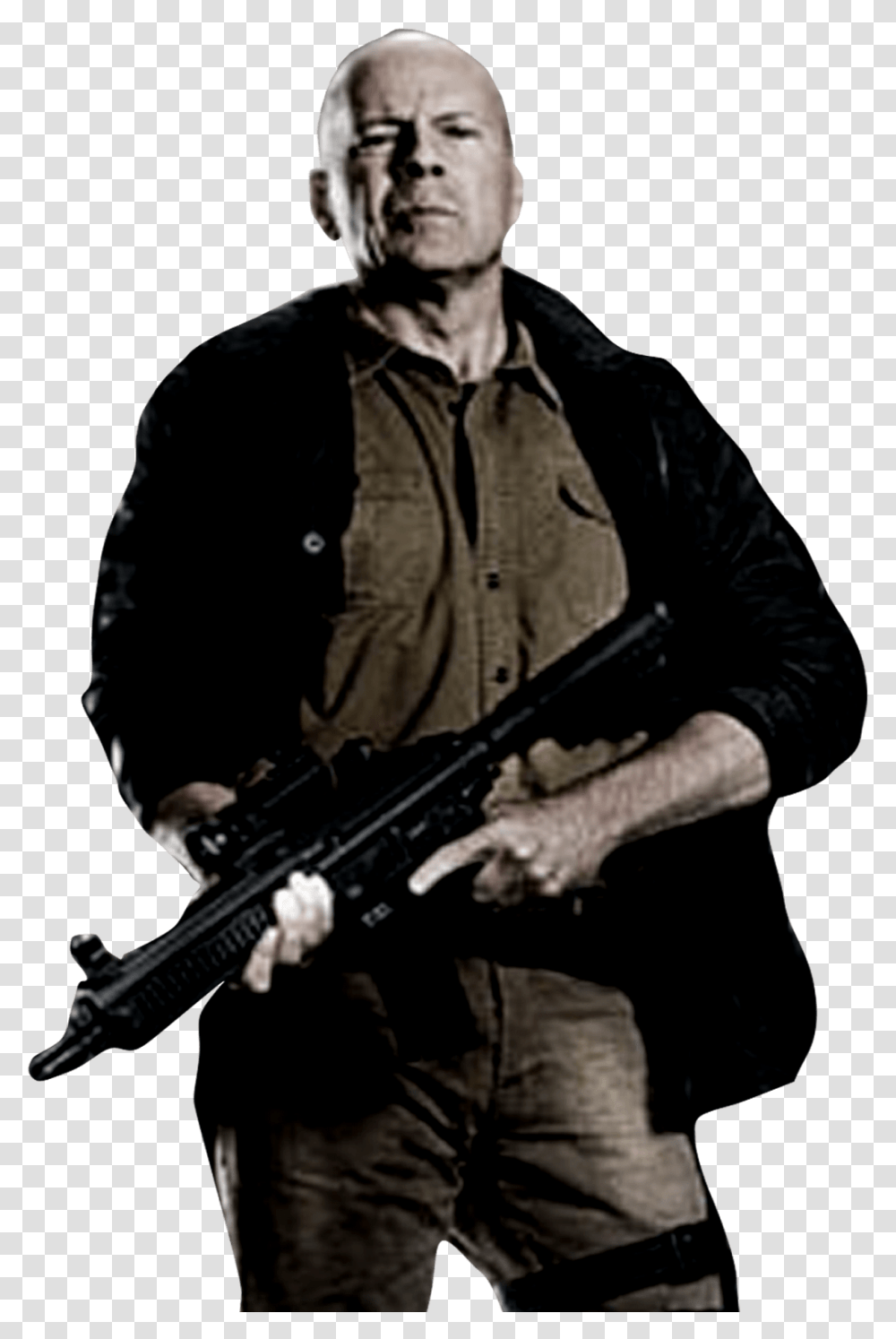 The Expendables Bruce Willis Bruce Willis, Person, Guitar, Leisure Activities, Musical Instrument Transparent Png