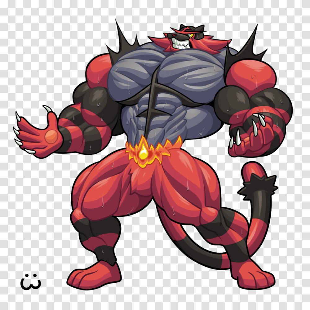 The Fabulous Bunny Croissant Waff On Twitter Buff Incineroar, Comics, Book, Tree, Plant Transparent Png