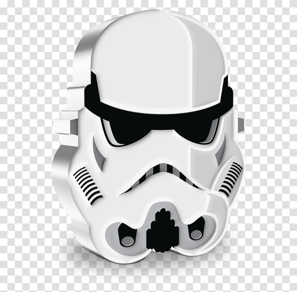 The Faces Of Empire - Imperial Stormtrooper 1oz Silver Coin Stormtrooper, Helmet, Clothing, Apparel, Stencil Transparent Png