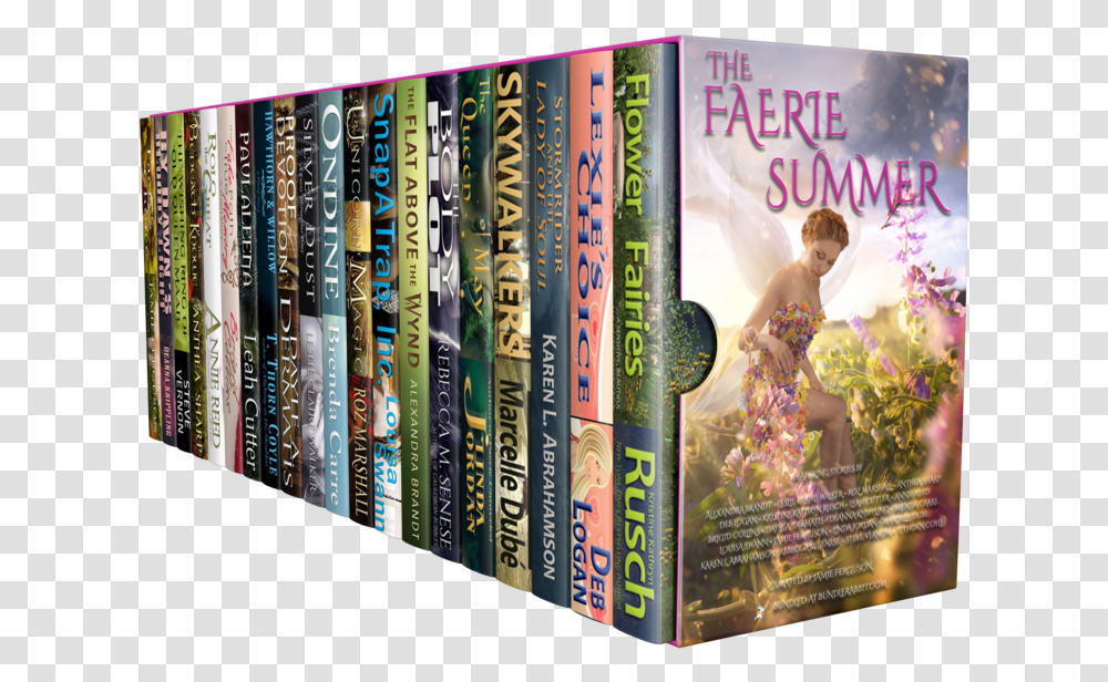 The Faerie Summer Bundle Book Cover, Person, Human, Furniture, Dvd Transparent Png