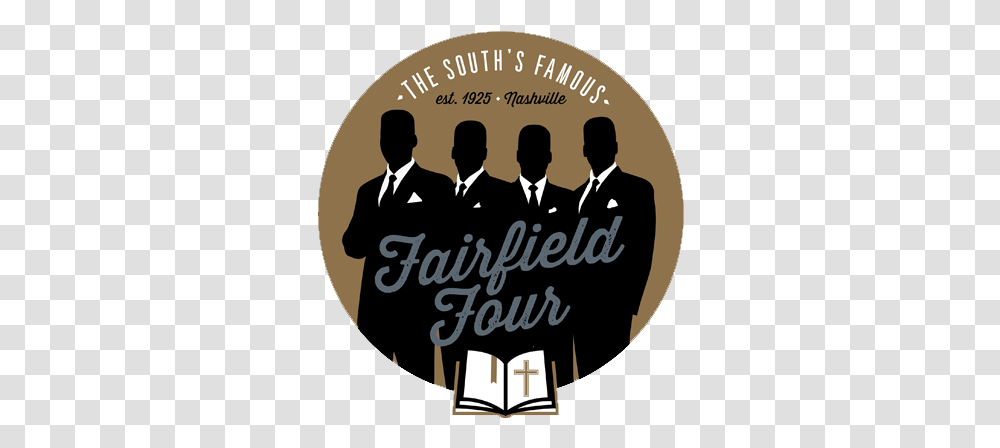 The Fairfield Four Suit Separate, Person, Poster, Tie, Text Transparent Png