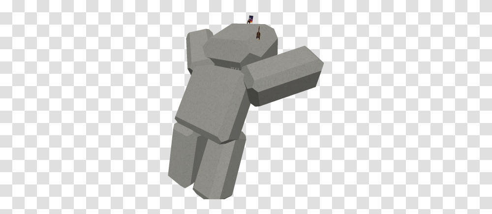 The Falling Stone Man Roblox Horizontal, Cross, Symbol, Rock Transparent Png