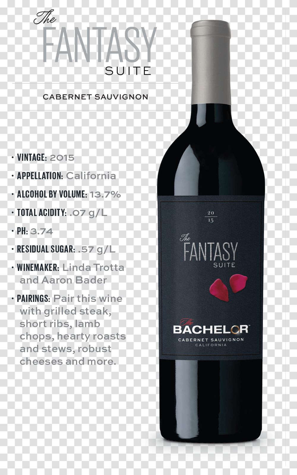 The Fantasy Suite Fantasy Suite Bachelor Wine, Alcohol, Beverage, Drink, Bottle Transparent Png