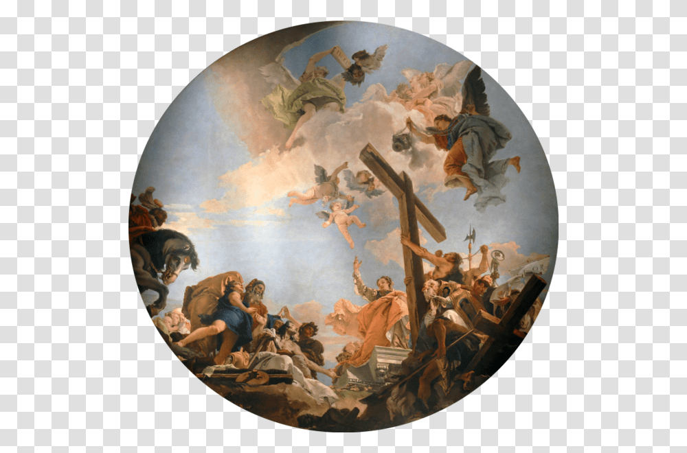 The Feast Of The Cross And St Discovery Of The True Cross And St. Helena, Painting, Person, Pottery Transparent Png