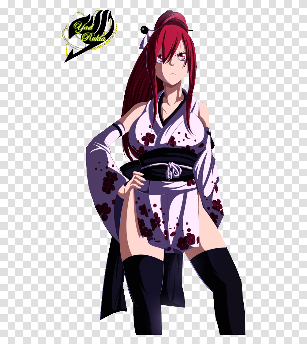 The Feelings Of You Nakama Doesn't Drag You Down Erza Fairy Tail, Apparel, Robe, Fashion Transparent Png