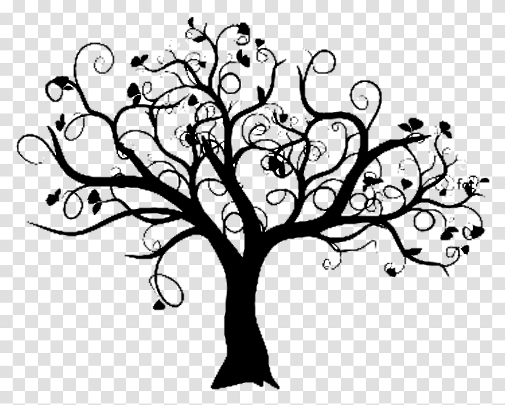 The Fig Tree Of Life Family Tree Of Life Silhouette Hd, Graphics, Art, Floral Design, Pattern Transparent Png