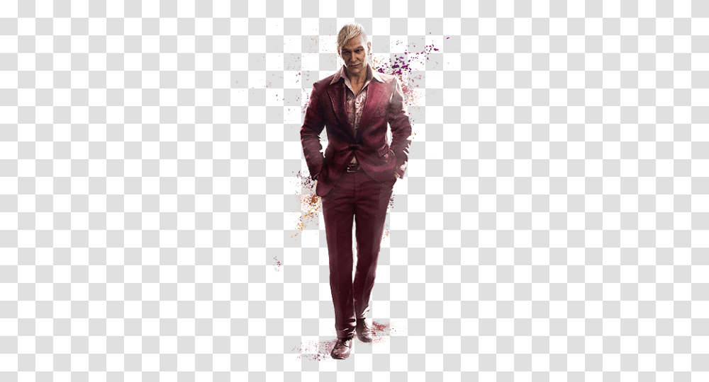 The Figures Of Far Cry 4 Pagan Min, Suit, Overcoat, Clothing, Person Transparent Png