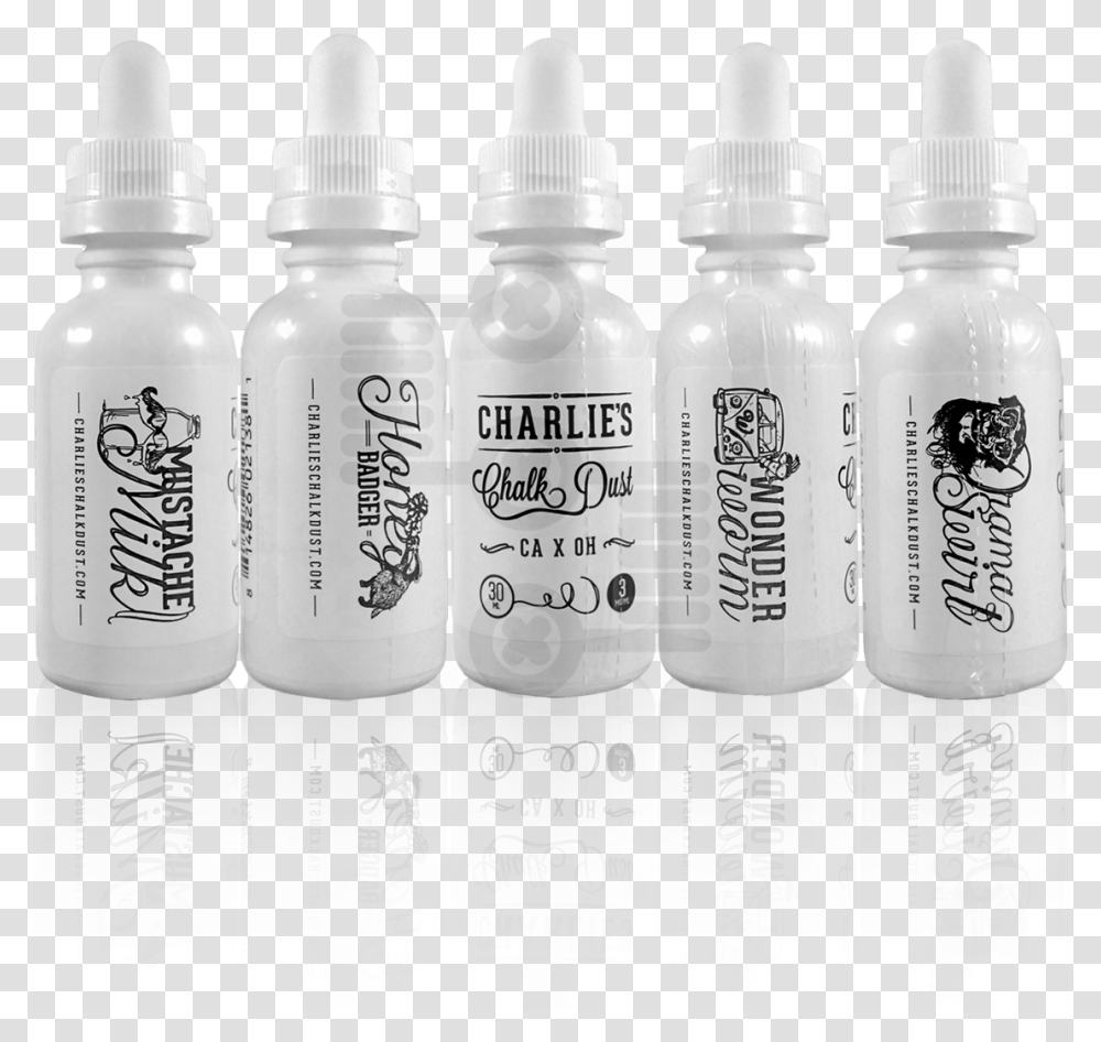 The Finest Vapor Liquid Crafted To Perfection Charlie Chalk Dust, Bottle, Aluminium, Tin Transparent Png