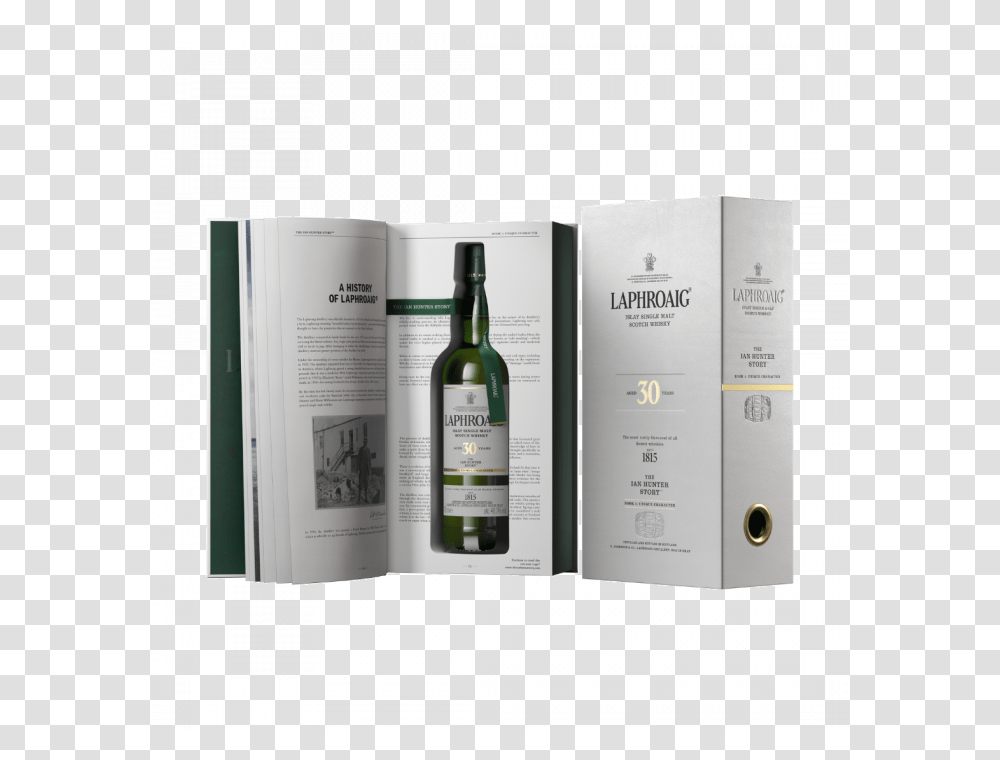 The First Chapter Laphroaig 30 Years Ian Hunter, Book, Alcohol, Beverage, Drink Transparent Png