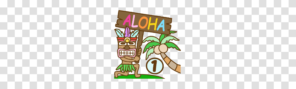 The First Day Of The Hawaiian God Tiki Line Stickers Line Store, Architecture, Building, Emblem Transparent Png