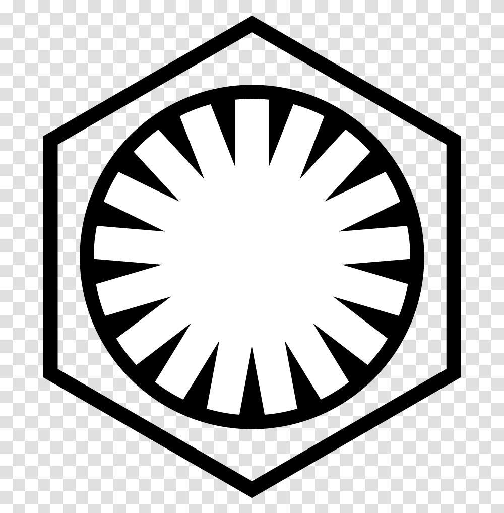 The First Order Logo Star Wars Najwyszy Porzdek, White, Texture, Stencil, Poster Transparent Png