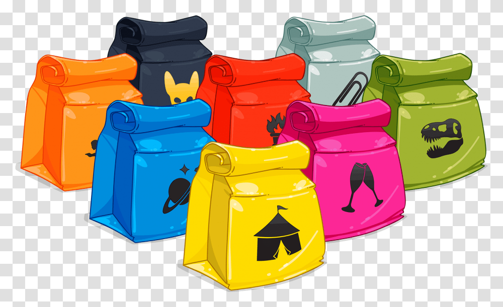The First Series Of Grab Bags Will Focus On Specific Diaper Bag, Plastic, Gift, Recycling Symbol, Bucket Transparent Png