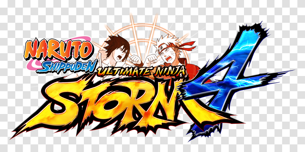 The First Ultimate Ninja Storm Title For The New Generation Naruto Shippuden Ultimate Ninja Storm 4 Logo Transparent Png