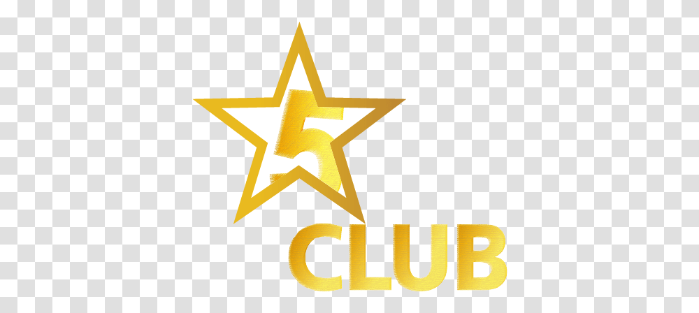 The Five Star Club Five Star Club Logo, Cross, Symbol, Star Symbol, Trademark Transparent Png