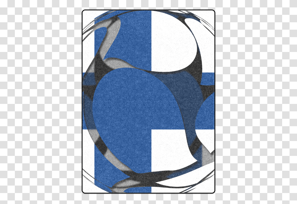 The Flag Of Finland Blanket 58 X80 Crescent, Rug, Label Transparent Png