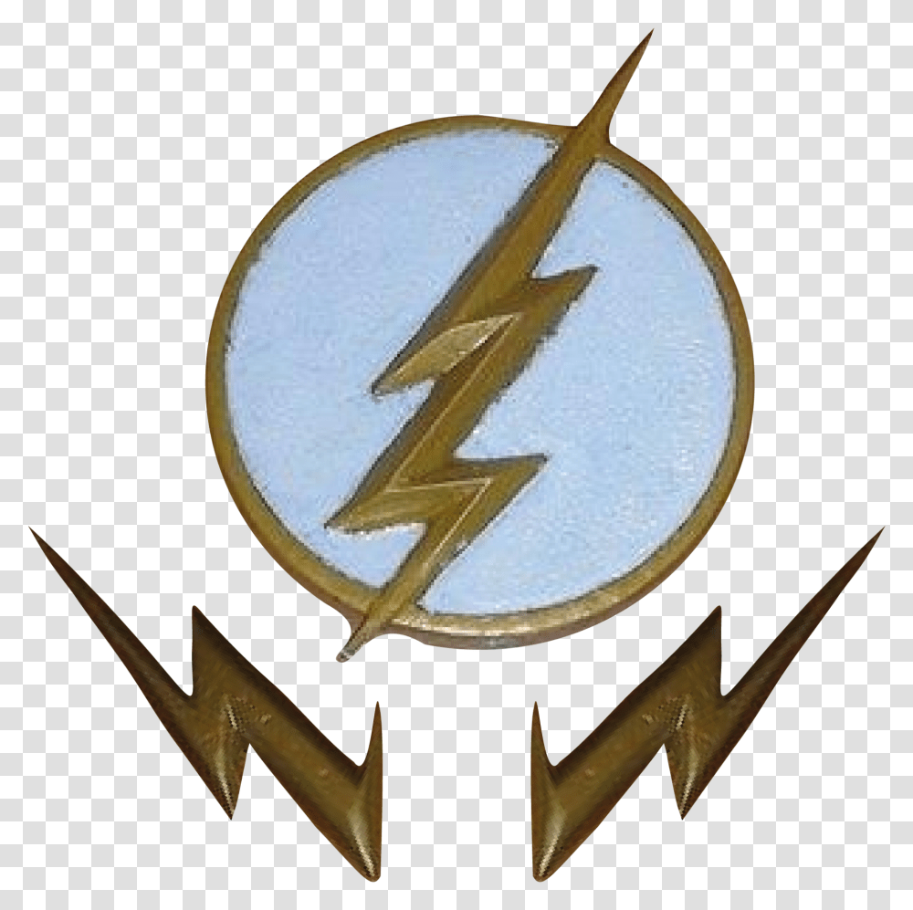 The Flash Badge Eblem Flash Logo 3d Print Flash Badge, Trademark, Emblem, Arrow Transparent Png