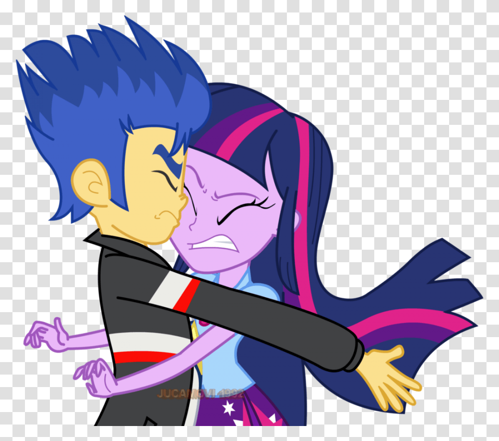 The Flash Clipart Anime Style Twilight Sparkle Equestria Girls And Flash, Manga, Comics, Book, Person Transparent Png