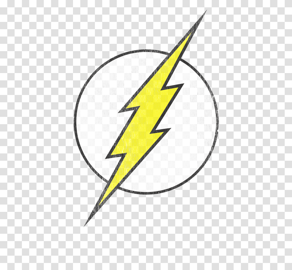 The Flash Flash Logo Distressed Mens Ringer T Shirt, Trademark, Dynamite Transparent Png