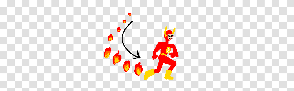 The Flash Leaves A Trail Of Fire As He Runs Drawing, Person, Human Transparent Png