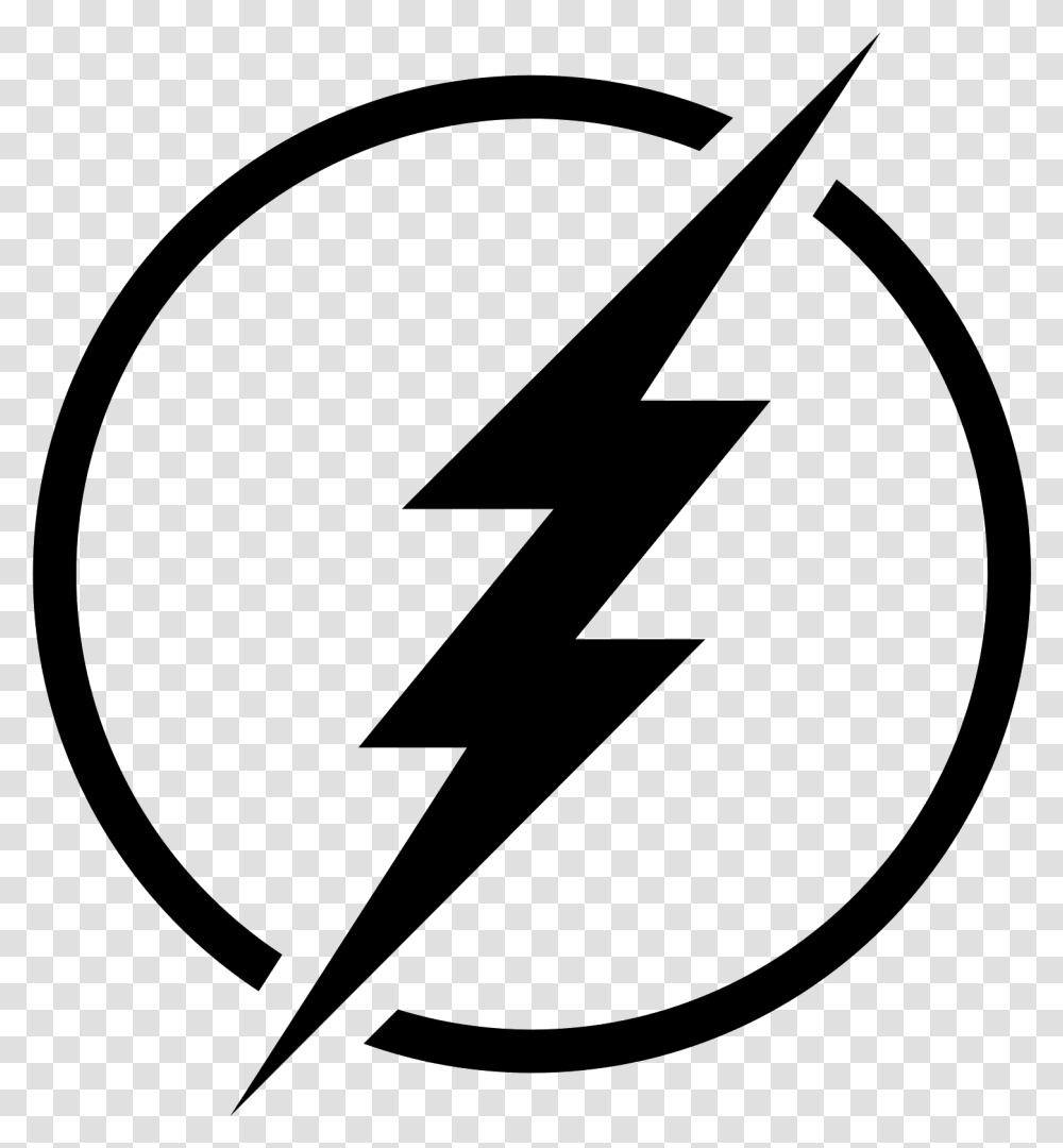 The Flash Sign Icon Flash Icon, Gray Transparent Png