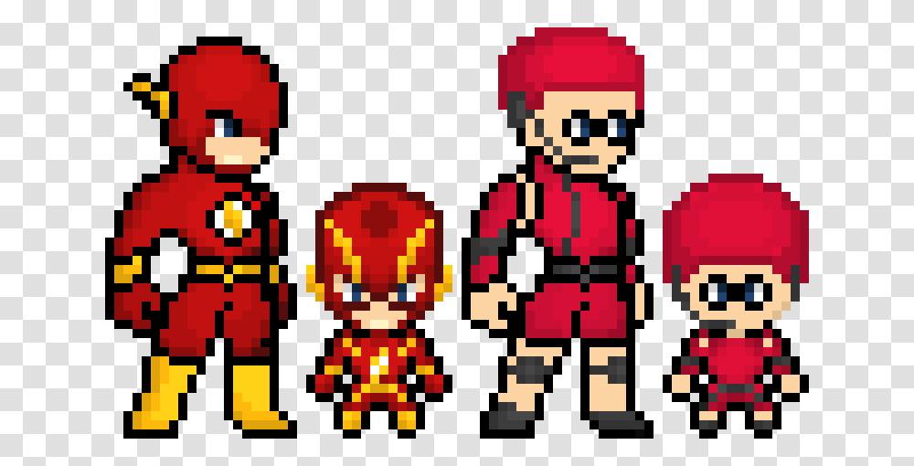 The Flash, Super Mario, Rug, Pac Man Transparent Png
