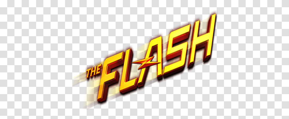 The Flash Television Woodshed Flash Title Logo, Fire Truck, Train, Text, Neon Transparent Png