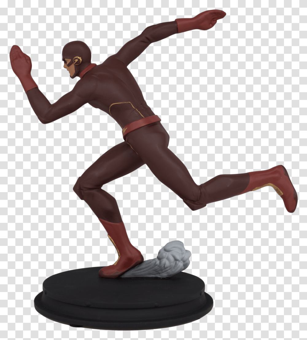 The Flash The Flash Animated Statue Vixen 409681 The Flash, Person, Figurine, Leisure Activities, Back Transparent Png