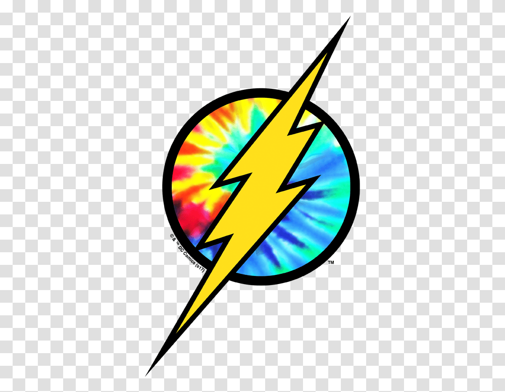The Flash Tie Dye Logo Mens Tank Flash Lightning Bolt Svg, Symbol, Trademark, Graphics, Art Transparent Png
