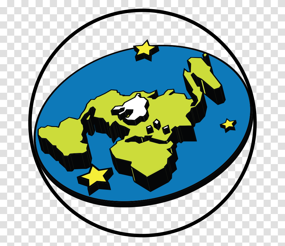 The Flat Earth Society Logo, Astronomy, Outer Space, Universe, Planet Transparent Png