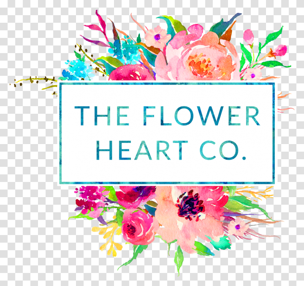 The Flower Heart Co Wedding Watercolor Flower, Floral Design, Pattern, Paper Transparent Png