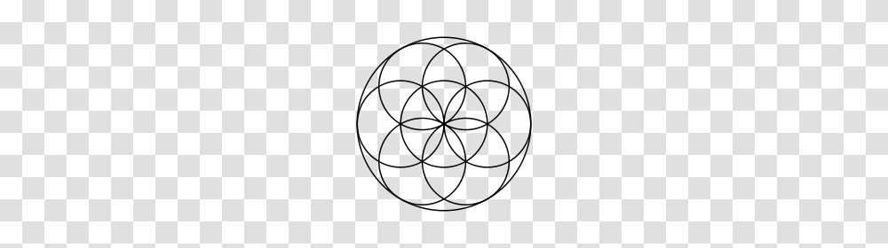 The Flower Of Life Geometry Crop Circles And Spacetime, Gray, World Of Warcraft Transparent Png