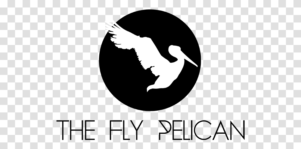 The Fly Pelican Emblem, Bird, Animal, Stork, Crane Bird Transparent Png