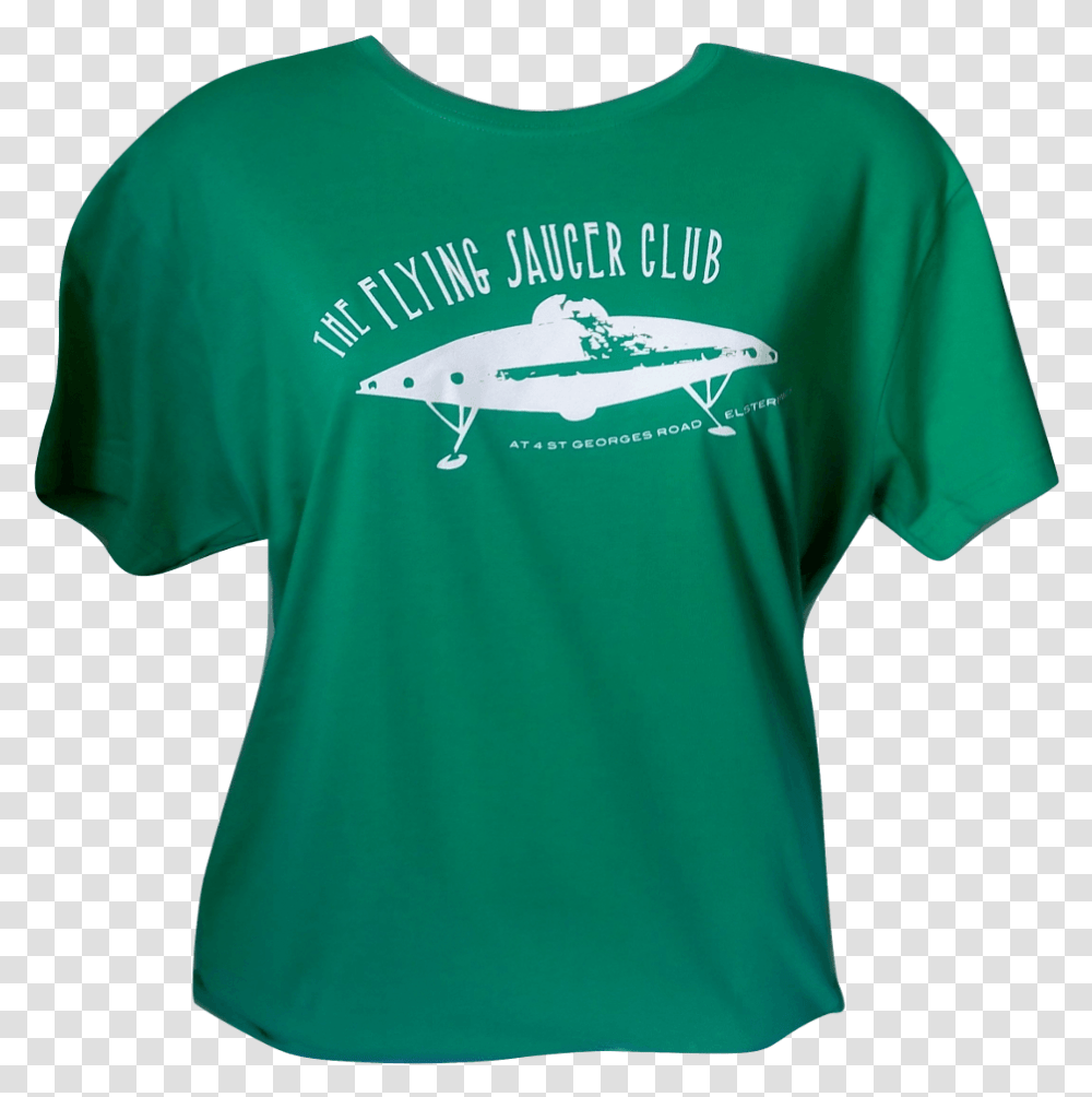 The Flying Saucer Club Has A New Dining Experience Tagg Active Shirt, Clothing, Apparel, T-Shirt, Sleeve Transparent Png