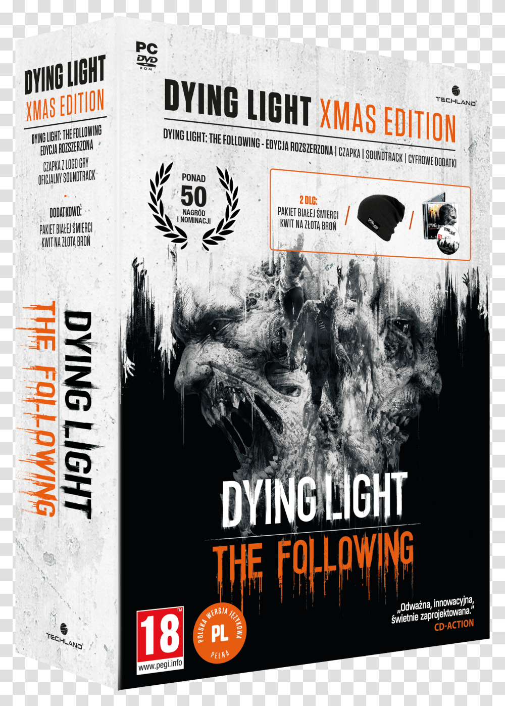 The Following Enhanced Edition Steam Cd Dying Light The Following Cover, Poster, Advertisement, Flyer, Paper Transparent Png