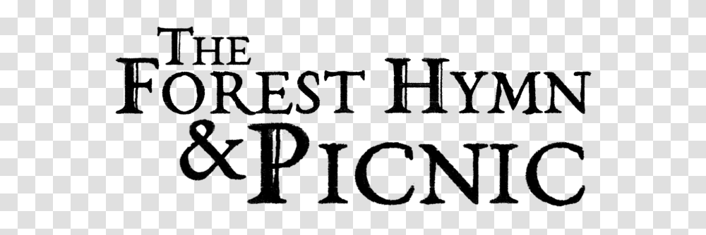 The Forest Hymn Picnic, Alphabet, Word, Number Transparent Png