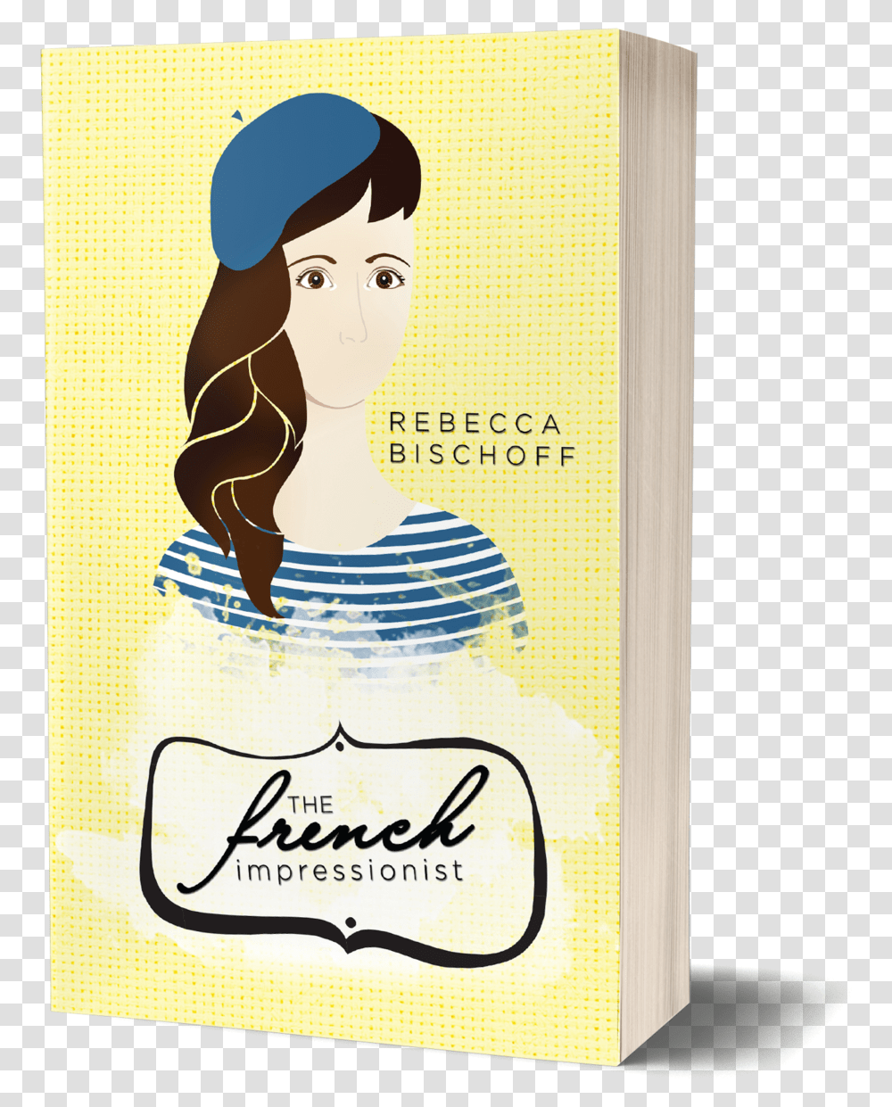 The French Impressionist Book Cover Yellow Background The French Impressionist, Poster, Advertisement, Label Transparent Png