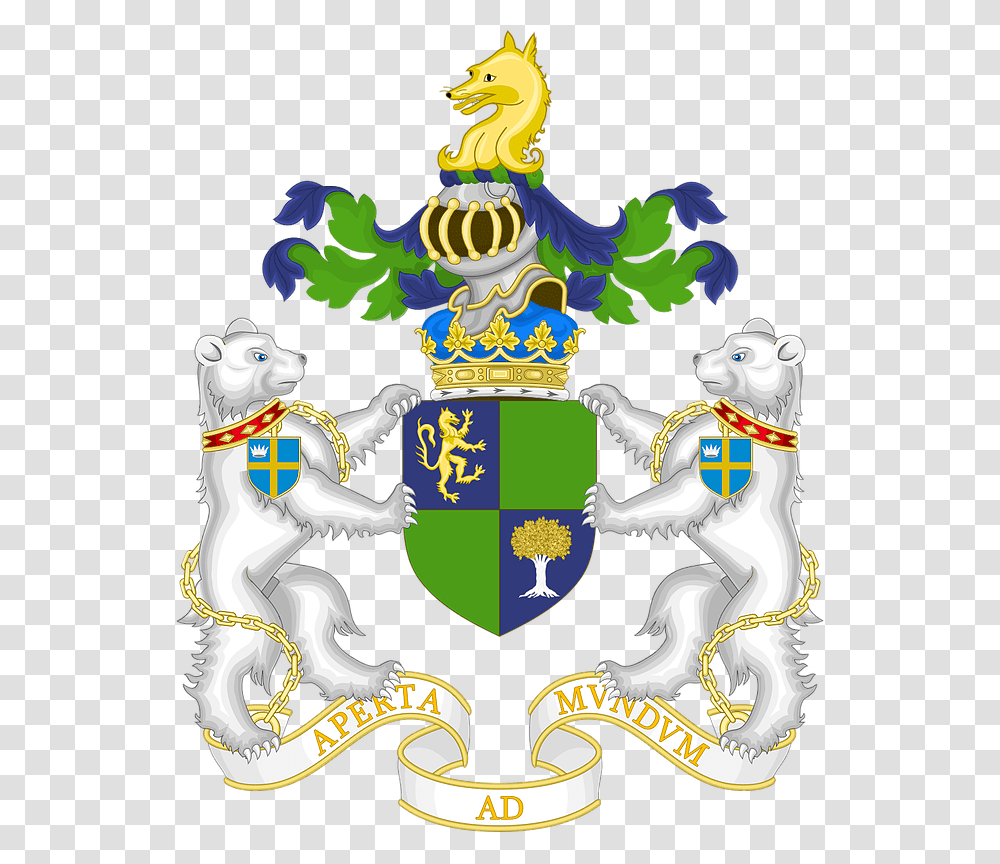 The Full Arms Of The Duke Of The Fox Grove Crest, Logo, Trademark, Emblem Transparent Png