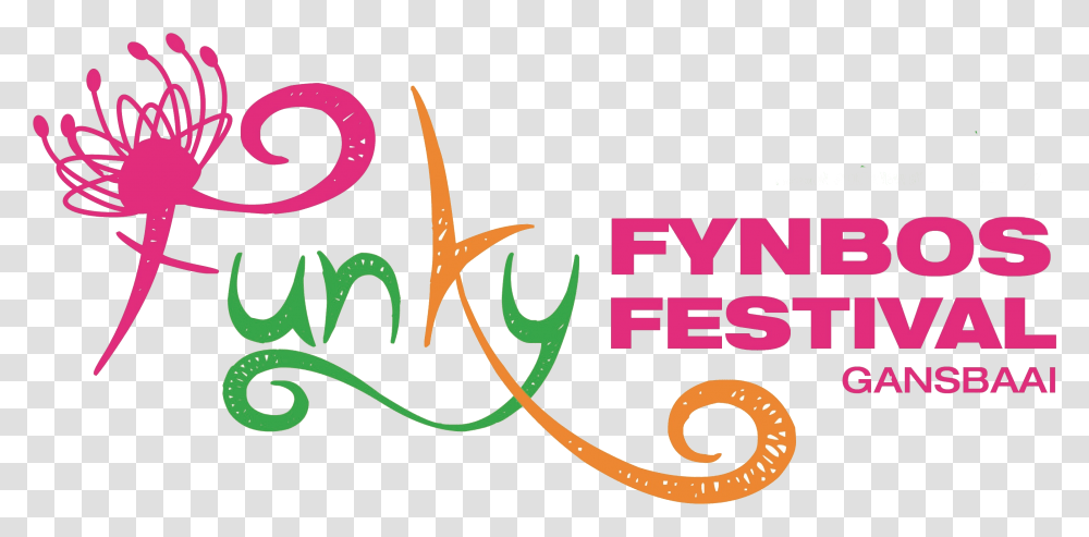 The Funky Fynbos Festival Is A Combination Of The Best Calligraphy, Handwriting, Alphabet Transparent Png