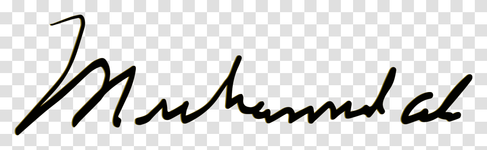 The G Muhammad Ali Signature, Handwriting, Autograph, Calligraphy Transparent Png