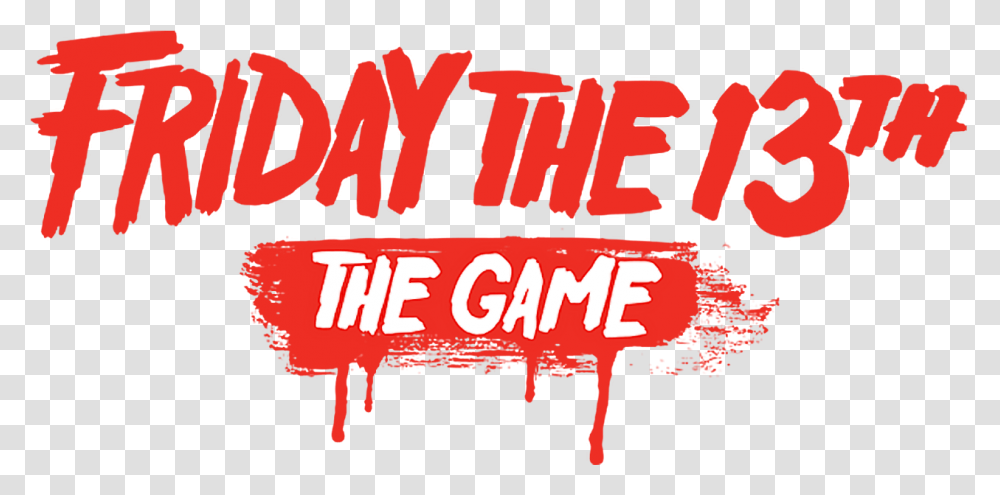 The Game Friday The 13th Game Logo, Text, Word, Alphabet, Clothing Transparent Png