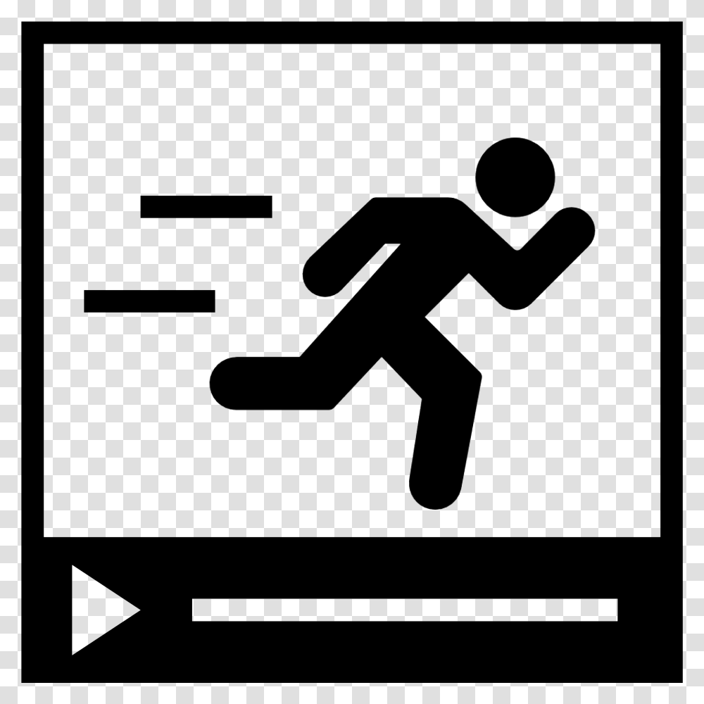 The General Purpose Icon For The Video Medium Should Traffic Sign, Person, Human, Astronaut, Ninja Transparent Png