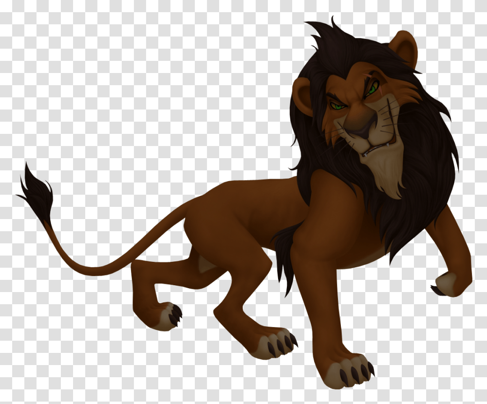 The Ghost Of Scar Kingdom Hearts 2 Scar, Person, Mammal, Animal, Wildlife Transparent Png